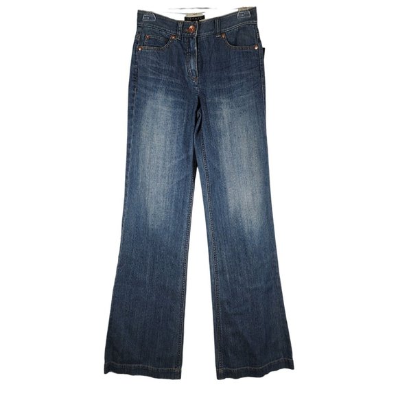 Theory NWT Blue Jeans Yalina D Bruges Indigo Pants 0 - Picture 2 of 5